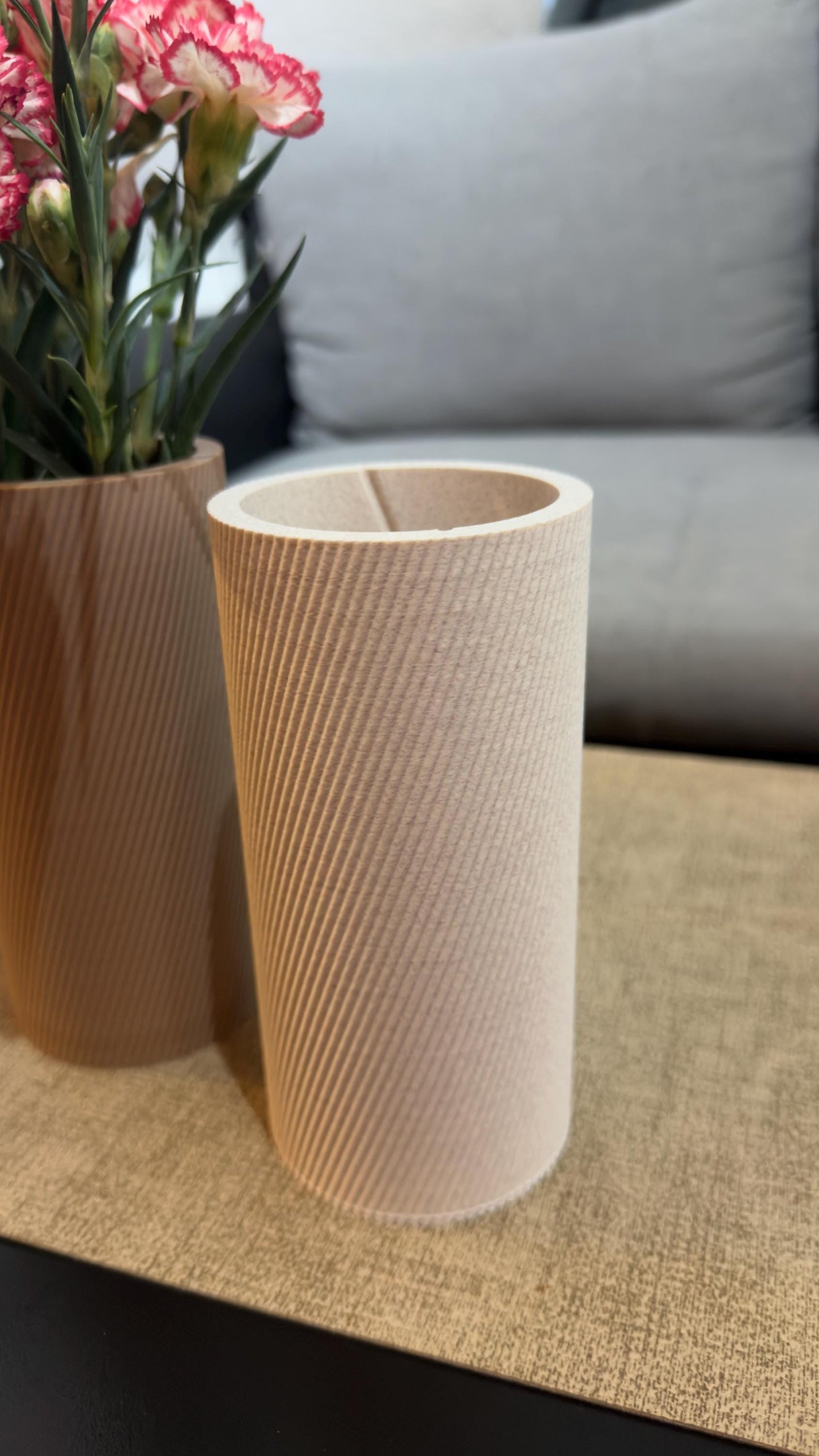 Moderne 3D-Druck Vase mit wasserdichtem PETG-Einsatz – Designvase - Bild 5