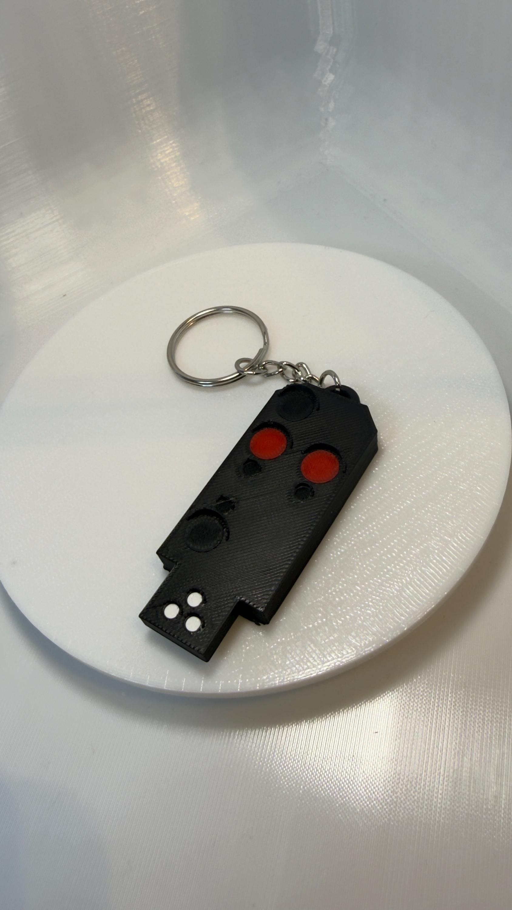 Hp0 / Hp1 Bahnsignal Schlüsselanhänger – Personalisierbar