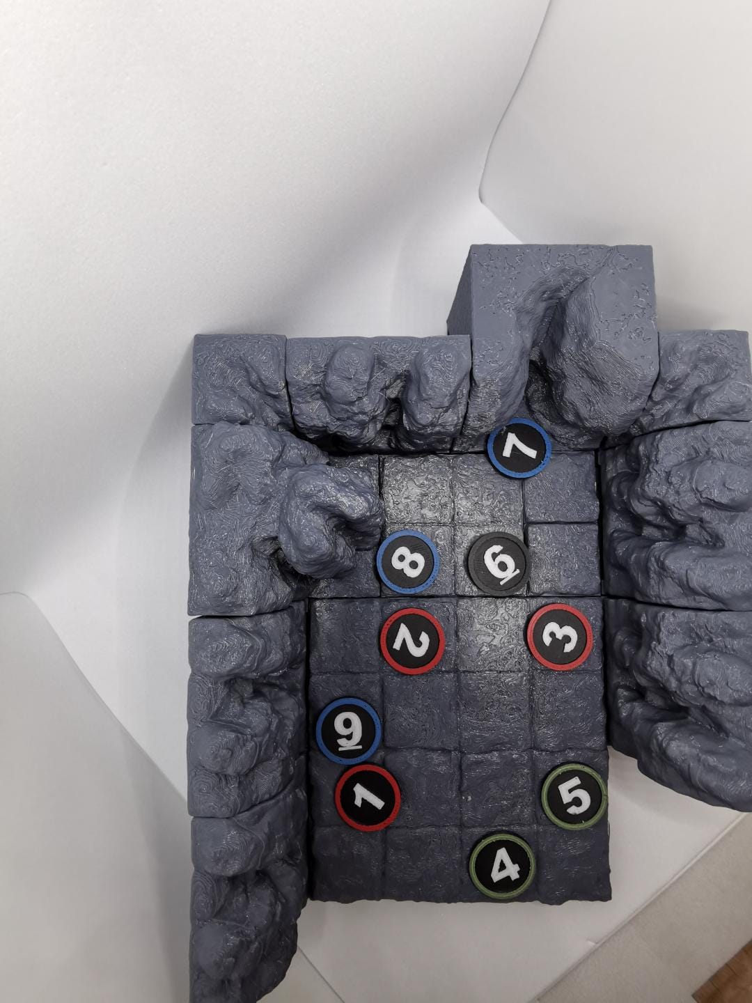 D&D Initiative Tokens 1-9 – Nummerierte Tabletop Marker