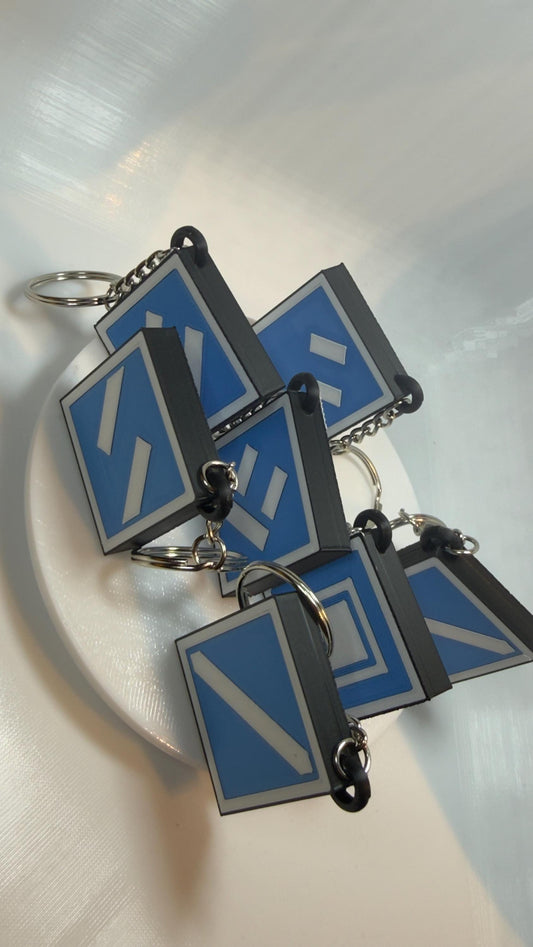 EL Signal Schlüsselanhänger – Bahnsignal 3D Druck für Lokführer