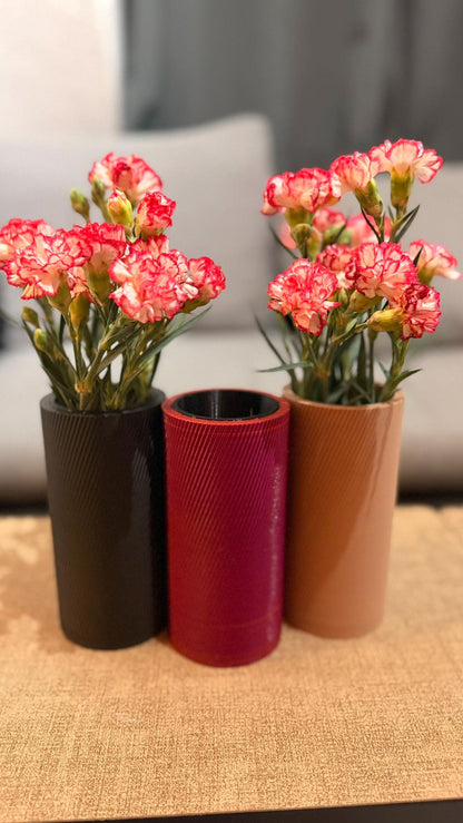 Moderne 3D-Druck Vase mit wasserdichtem PETG-Einsatz – Designvase - Bild 2