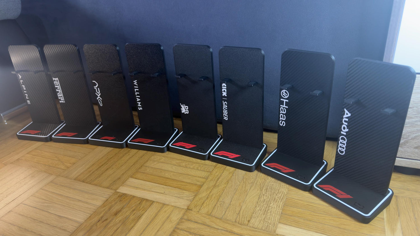 F1 Display Stand für LEGO Speed Champions Rennwagen – Carbon Optik - Bild 5