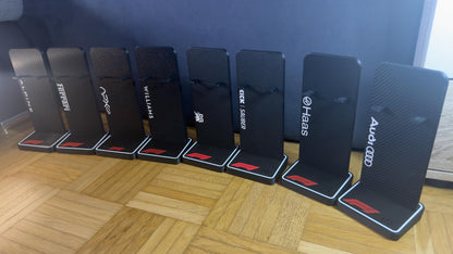 F1 Display Stand für LEGO Speed Champions Rennwagen – Carbon Optik - Bild 5
