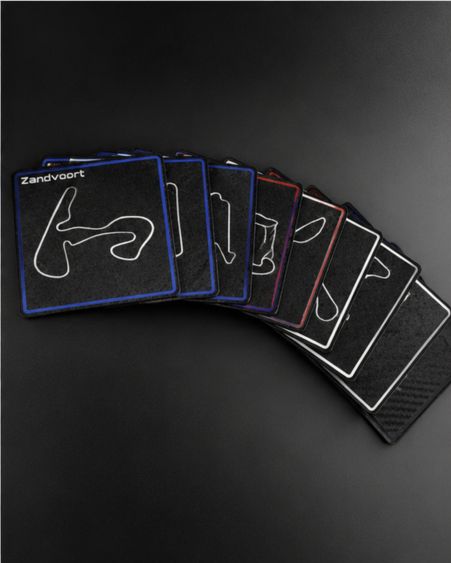 Rennstrecken Untersetzer für F1 Fans in 3D-Druck